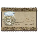 سکه گرمی 18 عیار ماربر مدل پلاک کد E-1304